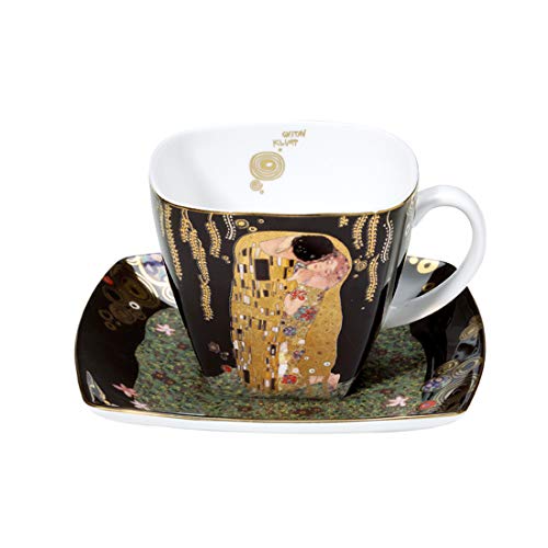 Goebel 66884214 Gustav Klimt Kaffeetasse Der Kuss von Goebel