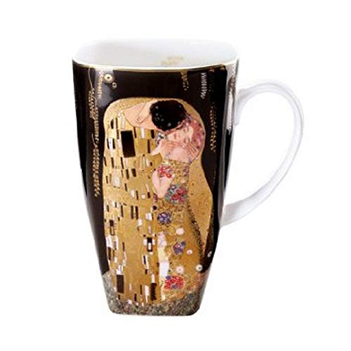 Goebel 66884362 Gustav Klimt Kaffeetasse Der Kuss, 1 Stück (1er Pack) von Goebel