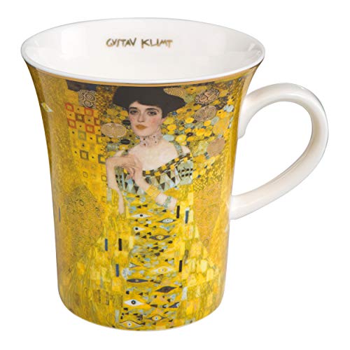 Goebel 67-011-25-1 Becher, Bone China, 400 milliliters, Gold von Gustav Klimt