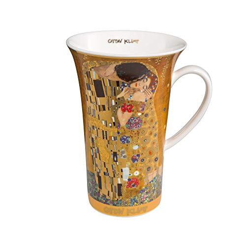 Goebel 67-012-01-1 Becher, Bone China, 500 milliliters, Gold von Gustav Klimt
