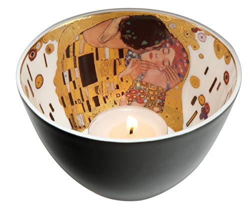 Goebel Artis Orbis Teelichthalter, Porzellan, Mehrfarbig, 7.5x7.5x7.5 cm von Goebel