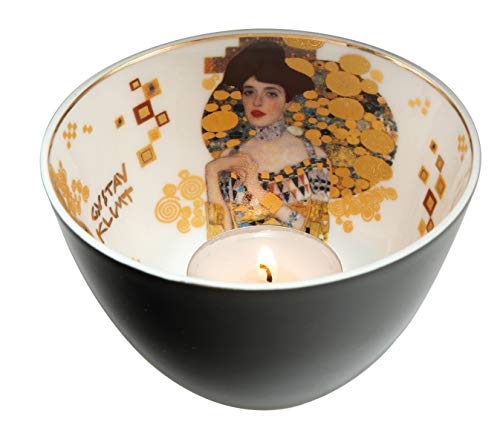 Goebel Artis Orbis Teelichthalter, Porzellan, Mehrfarbig, 7.5x7.5x7.5 cm von Goebel