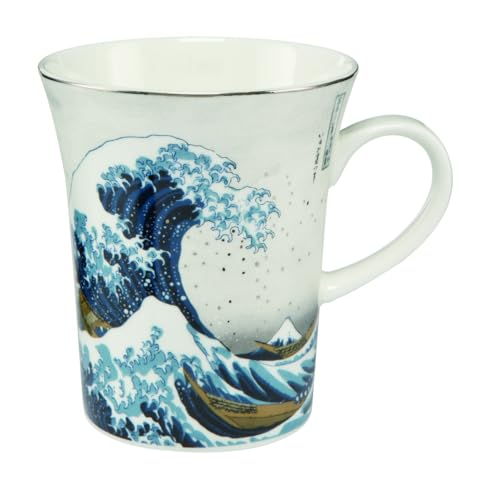 Die Welle - Silber - Künstlertasse Artis Orbis Hokusai von Goebel