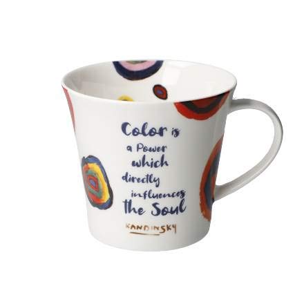 Goebel Color is a Power which Directly influences The Soul Farbstudie - Coffee-/Tea Mug Tasse Wassily Kandinsky Motiv NEUHEIT 2020 von Goebel