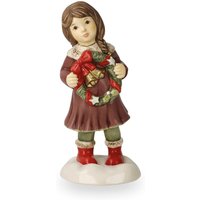 Goebel Dekofigur "Ein Kranz zum Advent" 7 x 6 x 14,5 cm von Goebel