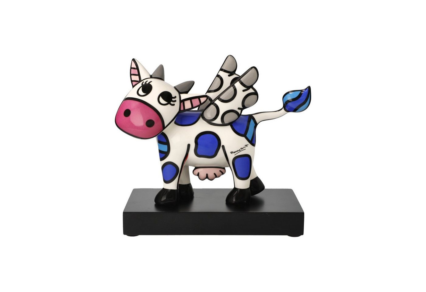 Goebel Dekofigur Goebel Pop Art Romero Britto 'RB Flying Cow' 2022 von Goebel