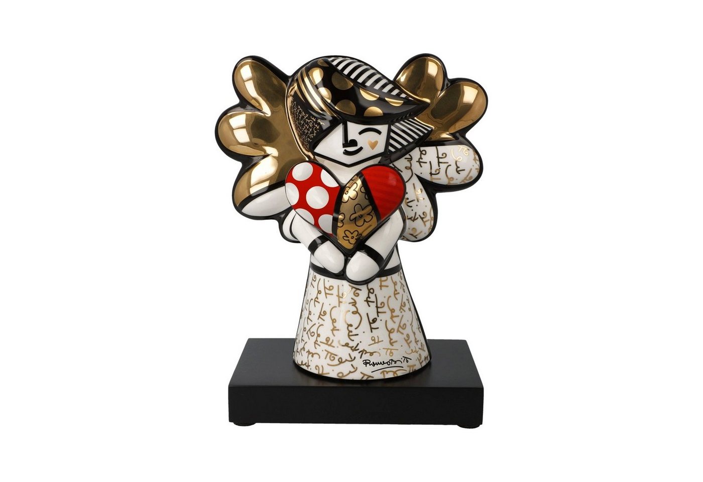 Goebel Dekofigur Golden Faith, Goebel Romero Britto, Figur 23cm, 2024 von Goebel