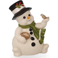 Goebel Dekofigur "Schneemann - Ein kuscheliges Plätzchen" 8 x 7 x 11 cm von Goebel