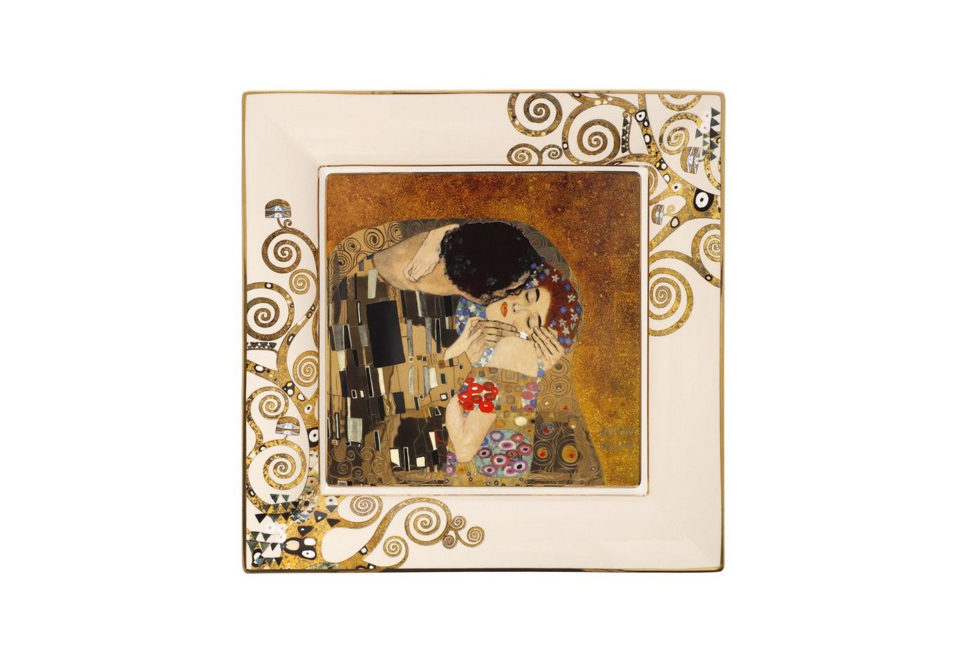 Goebel Dekoschale Goebel Artis Orbis Gustav Klimt Schale 'Der Kuss' 2023 von Goebel