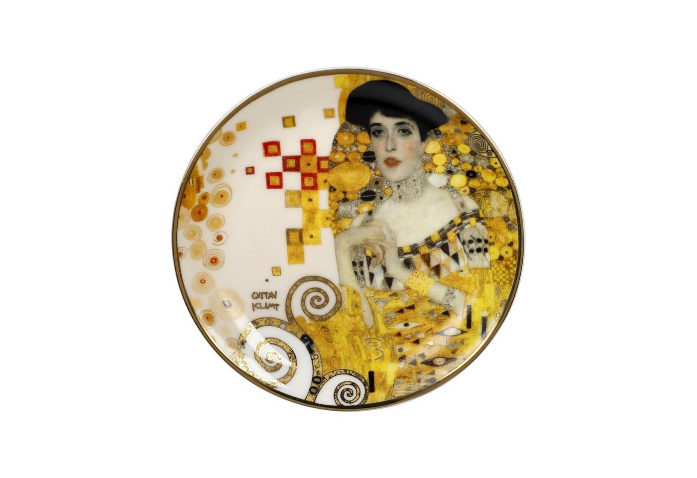 Goebel Dekoteller Goebel Gustav Klimt 'Miniteller Adele 10' von Goebel