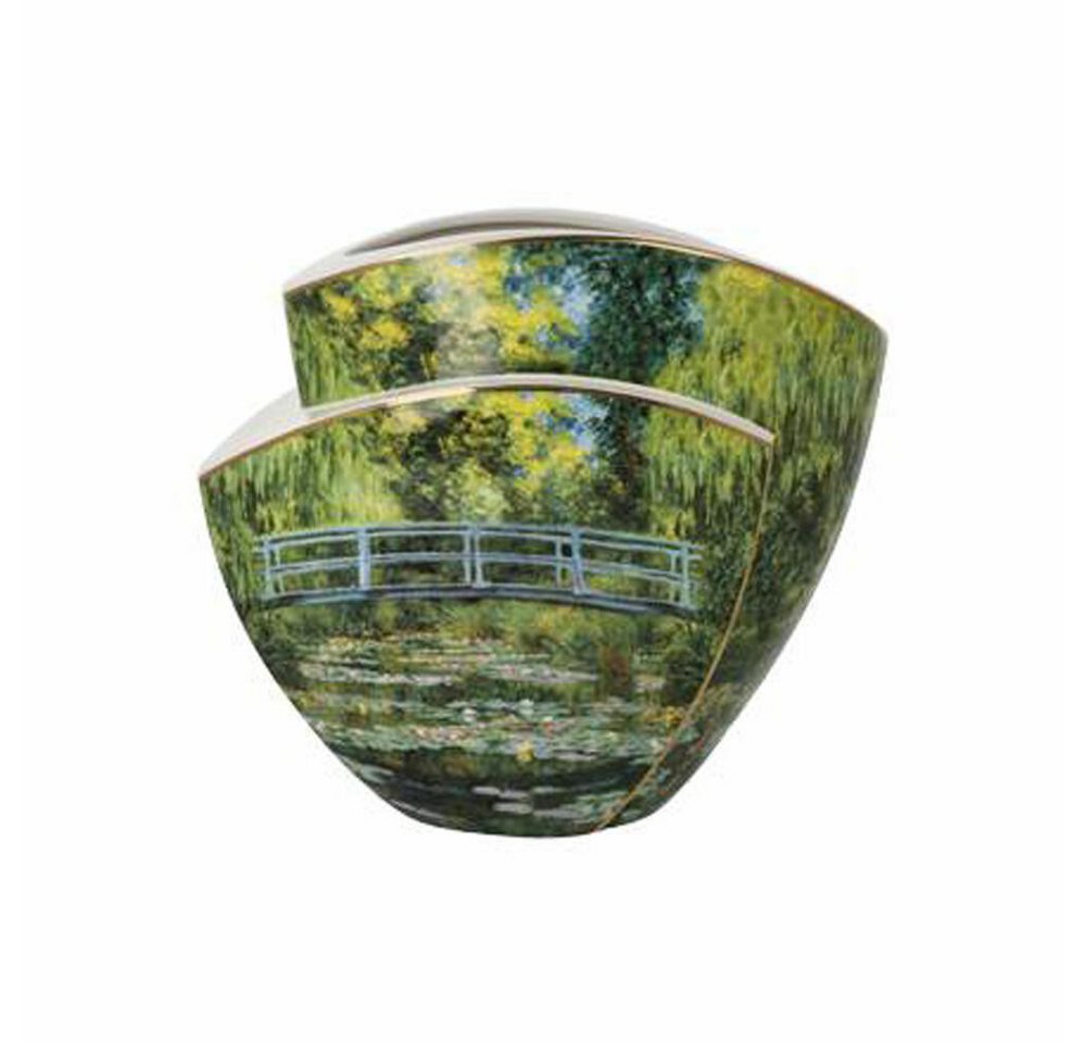 Goebel Dekovase Monet - Japanische Brücke H 29 cm von Goebel