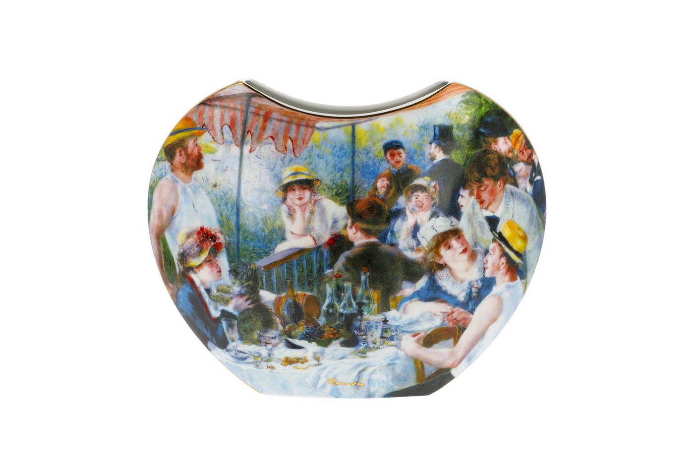 Goebel Dekovase Vase, Goebel, Auguste Renoir - Frühstück der Ruderer 2024 von Goebel