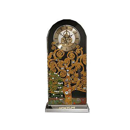 Goebel Der Lebensbaum - Tischuhr Artis Orbis Gustav Klimt Bunt Glas 66879861 von Goebel