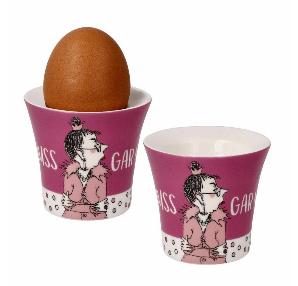 Goebel Eierbecher 2er Set Barbara Freundlieb - Ich muss gar nix, (Set, 2-tlg) von Goebel