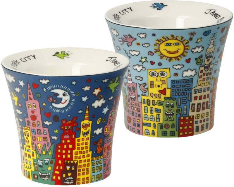 Goebel Eierbecher Eierbecher James Rizzi - My New York City, (Set, 2-tlg) von Goebel
