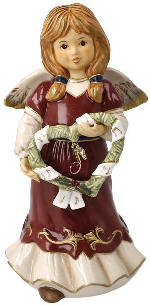 Goebel Engelfigur Engel - Herzliche Weihnachtsmelodie - Jahresengel 2023, Höhe ca. 16 cm (1 St), Sammlerfigur, Weihnachtsfigur, Dekofigur aus Steingut, mit Zertifikat von Goebel