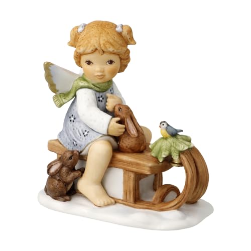 Goebel Engelfigur Lustige Schlittenfahrt - Winterengelchen Nina & Marco Goebel Engelfigur Lustige Schlittenfahrt - Winterengelchen Nina & Marco von Goebel