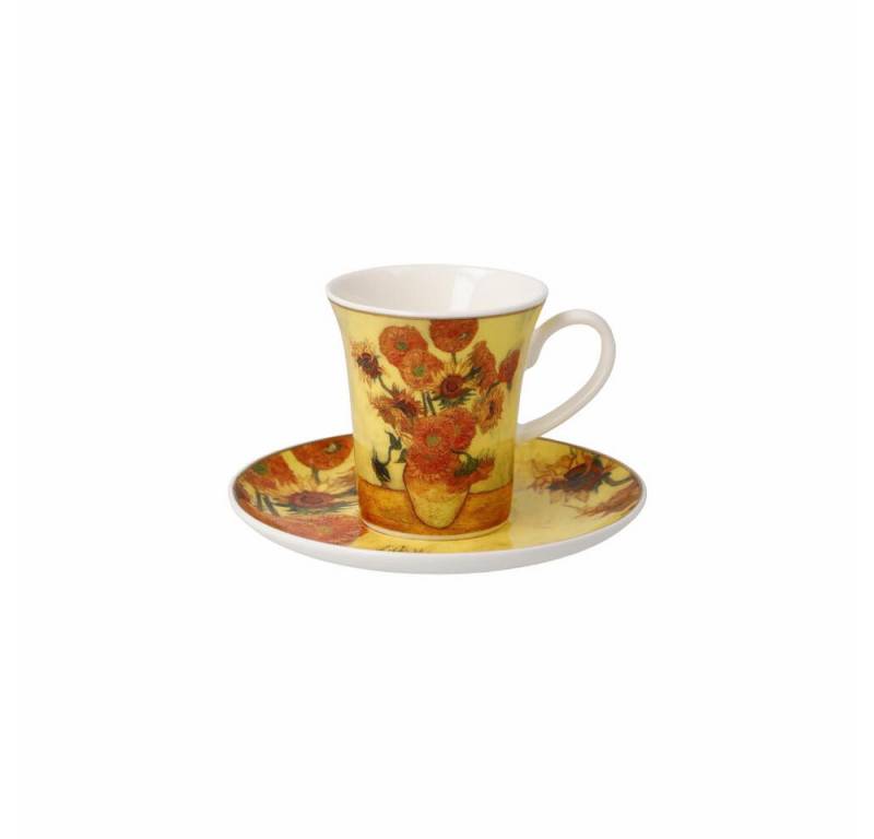 Goebel Espressotasse Goebel Espressotasse Vincent van Gogh Sonnenblumen, Fine Bone China, Fine Bone China von Goebel