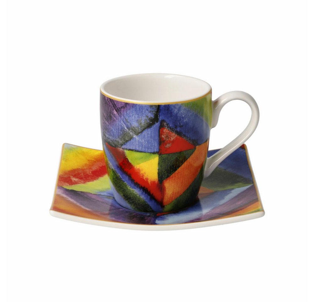 Goebel Espressotasse Goebel Espressotasse Wassily Kandinsky - Farbstudie, Fine Bone China, Fine Bone China von Goebel