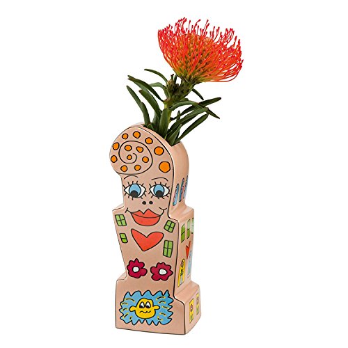 Goebel Flowers for My Girl Vase, Hartporzellan, bunt, 8.5 x 7.5 x 23.5 cm von Goebel