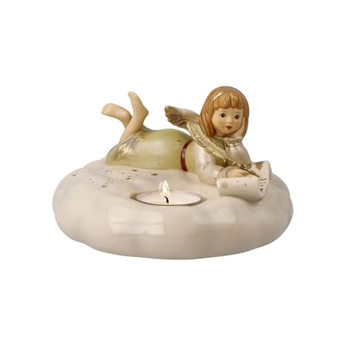 Goebel Weihnachtsdekoration Engelsfigur aus Porzellan hergestellt, Maße: 15 cm x 15 cm x 9 cm, 41659271 von Goebel