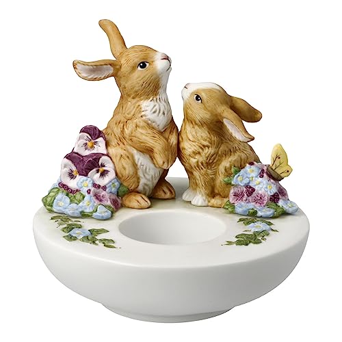 Goebel Kerzenhalter Frühlingserwachen Ostern Jahresedition, aus Porzellan hergestellt, Maße: 12 x 12 x 12 cm, 66-845-70-1 von Goebel