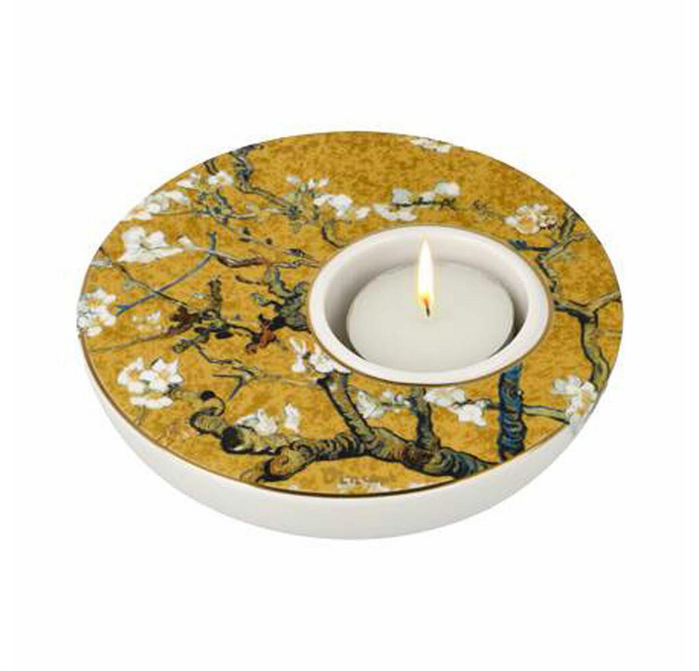 Goebel Kerzenhalter Vincent van Gogh - Mandelbaum Gold von Goebel