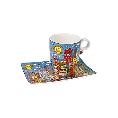 Goebel Künstlertasse James Rizzi Summer in The City - Pop Art von Goebel