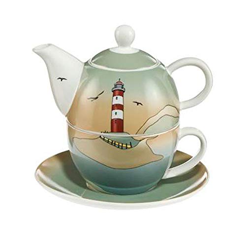 Goebel Lighthouse - Tea for One Scandic Home Scandic Home Wohnaccessoires Bunt Fine Bone China 23101011 von Goebel