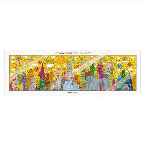 Goebel Magnettafel 75x25 cm My New York City Sunset James Rizzi - Pop Art von Goebel