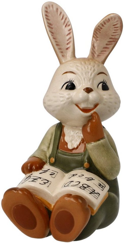 Goebel Osterhase Hasenschule - Früh übt sich (1 St), Sammelfigur, Hase beim Lesen von Goebel
