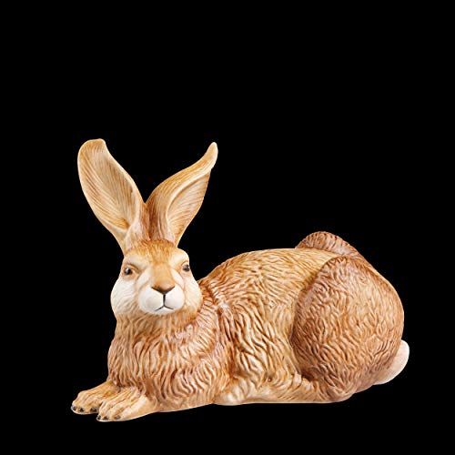 Goebel Ostern Figur Osterhase, Porzellan, braun, 14x7.5x9.5 cm von Goebel