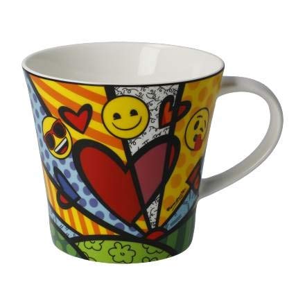 Goebel Pop Art Britto Emojis A New Day - Coffee-/Tea Mug Neuheit 2020 von Goebel