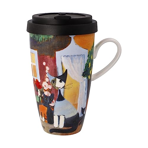 Goebel Rosina Wachtmeister Kaffee to go Becher UNA BELLISSIMA GIORNATA Porzellan von Goebel