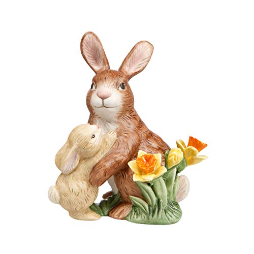 Goebel Ostern Figur Osterhase, Porzellan, Mehrfarbig, 13x9x14 cm von Goebel