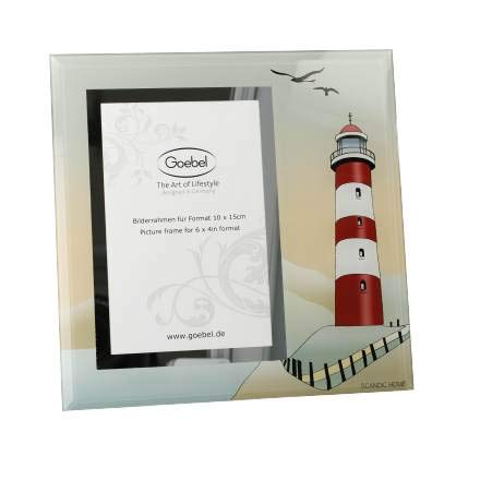 Goebel Scandic Home Wohnaccessoires Lighthouse - Bilderrahmen Neuheit 2020 23101441 von Goebel