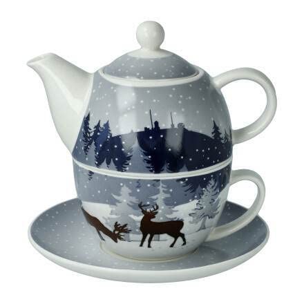Goebel Scandic Home Wohnaccessoires Winter Woods - Tea for One von Goebel