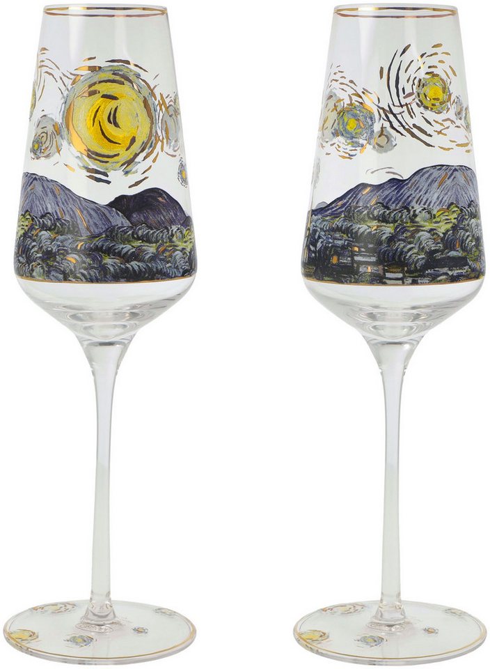 Goebel Sektglas Sektglas Vincent Van Gogh -Sternennacht, Glas Goebel Sektglas Sektglas Vincent Van Gogh -Sternennacht, Glas von Goebel