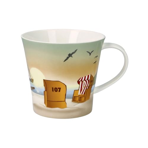 Goebel Künstlerbecher Scandic Home Sunset Mood aus Fine Bone China, Maße: 13,5cm x 10,5cm x 9,5cm, 23-102-02-1 von Goebel