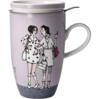 Goebel Tasse "Barbara Freundlieb" Teetasse mit Deckel/Sieb, Barbara Freundlieb - Ziemlich b. Freundinnen Goebel Tasse "Barbara Freundlieb" Teetasse mit Deckel/Sieb, Barbara Freundlieb - Ziemlich b. Freundinnen von Goebel