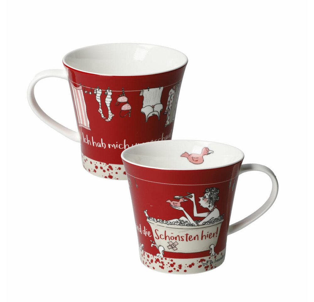 Goebel Tasse Goebel Coffee-Tea Mug Barbara Freundlieb - Wir sind die Schönsten, Fine Bone China von Goebel