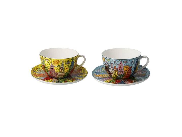 Goebel Tasse James Rizzi, Porzellan von Goebel