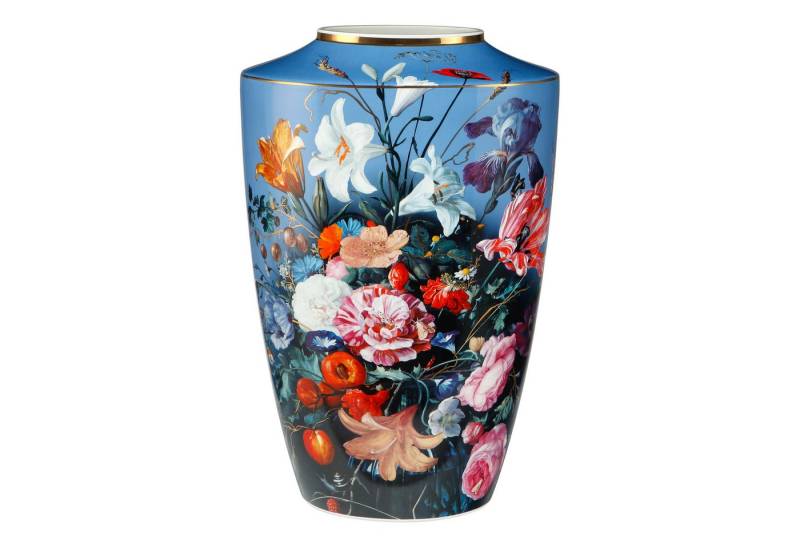 Goebel Dekovase Jan Davidsz de Heem, mit Echtgoldauflage, Blau, Motiv: Sommerblumen Goebel Dekovase Jan Davidsz de Heem, mit Echtgoldauflage, Blau, Motiv: Sommerblumen von Goebel