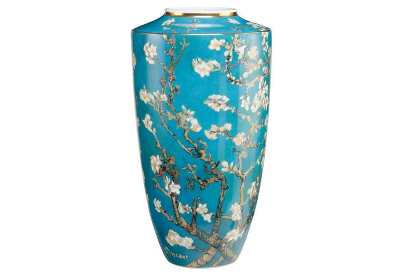 Goebel Bodenvase Vincent Van Gogh, handgearbeitet, Blau, Motiv: Mandelbaum von Goebel