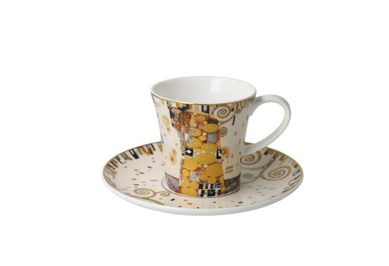 Goebel Untertasse Gold, Durchmesser 15.5 cm, Farbe: Gold, Motiv: Die Erfüllung von Goebel