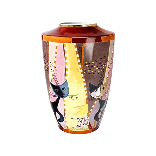 Goebel Rosina Wachtmeister Vase Sottosopra aus Fine Bone China, Maße: 16cm x 16cm x 24cm, 66-861-10-1 von Goebel