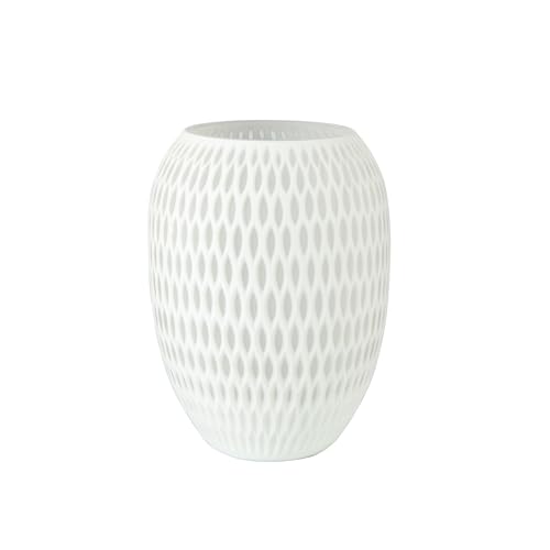 Goebel Vase, Glas, Weiß, 21x21x29 cm von Goebel