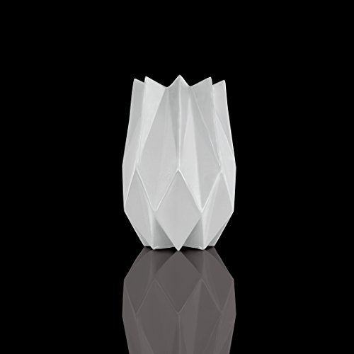 Goebel Vase, Porzellan, 18,5 x 18,5 x 27 cm, Weiß von Goebel