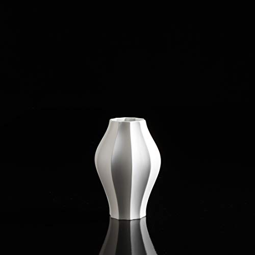 Goebel Vase, Porzellan, Weiß, 18,5 x 12 cm von Goebel