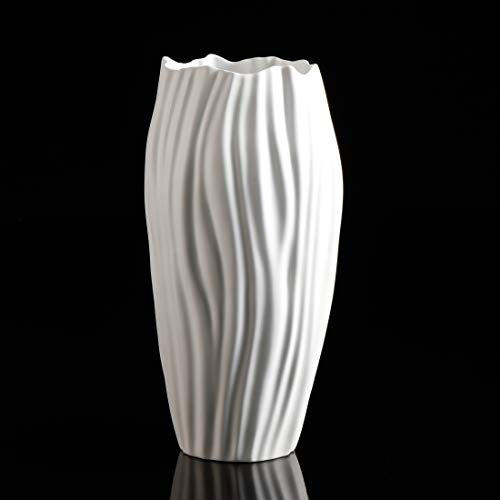 Goebel Vase, Porzellan, Weiß, 40 x 19,5 cm von Goebel